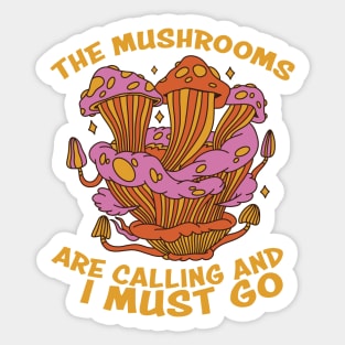 Mushroom Shirt Design - Unique Fungi Design for Mushroom Lovers Sticker